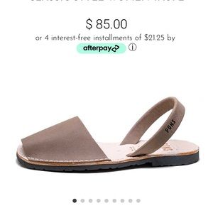 PONS Avarcas in taupe